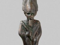 Aeg B 21  Aeg B 21, Spätzeit, Osiris, Bronze, H 9,4 cm, B 2,8 cm, T 3,0 cm : Bestandskatalog Ägypten, Museumsfoto: Claus Cordes